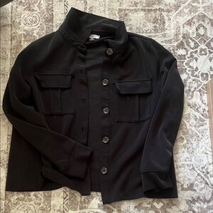Black Button-Up Jacket